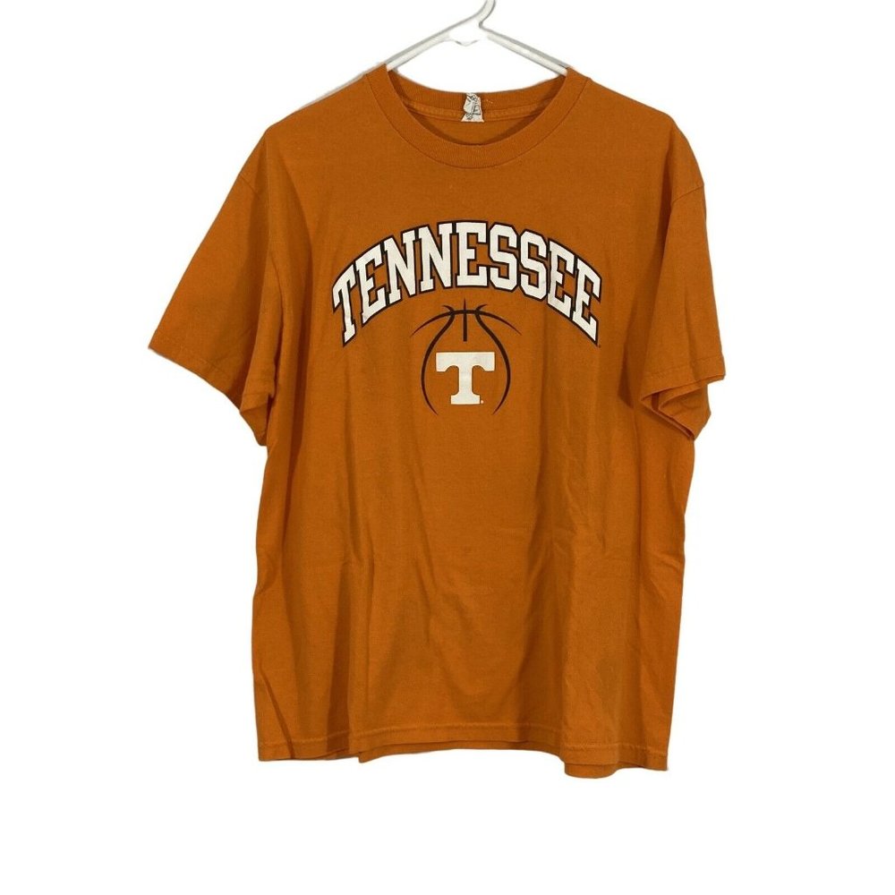 Tennessee Volunteer KA Knight Apparel Mens Orange Cotton Round Neck T Shirt Sz L